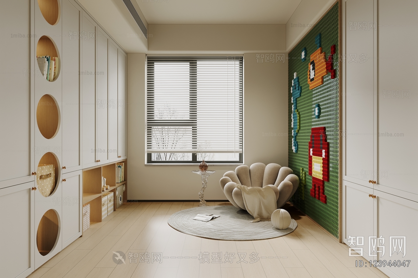 Modern Children's Room Activity Room