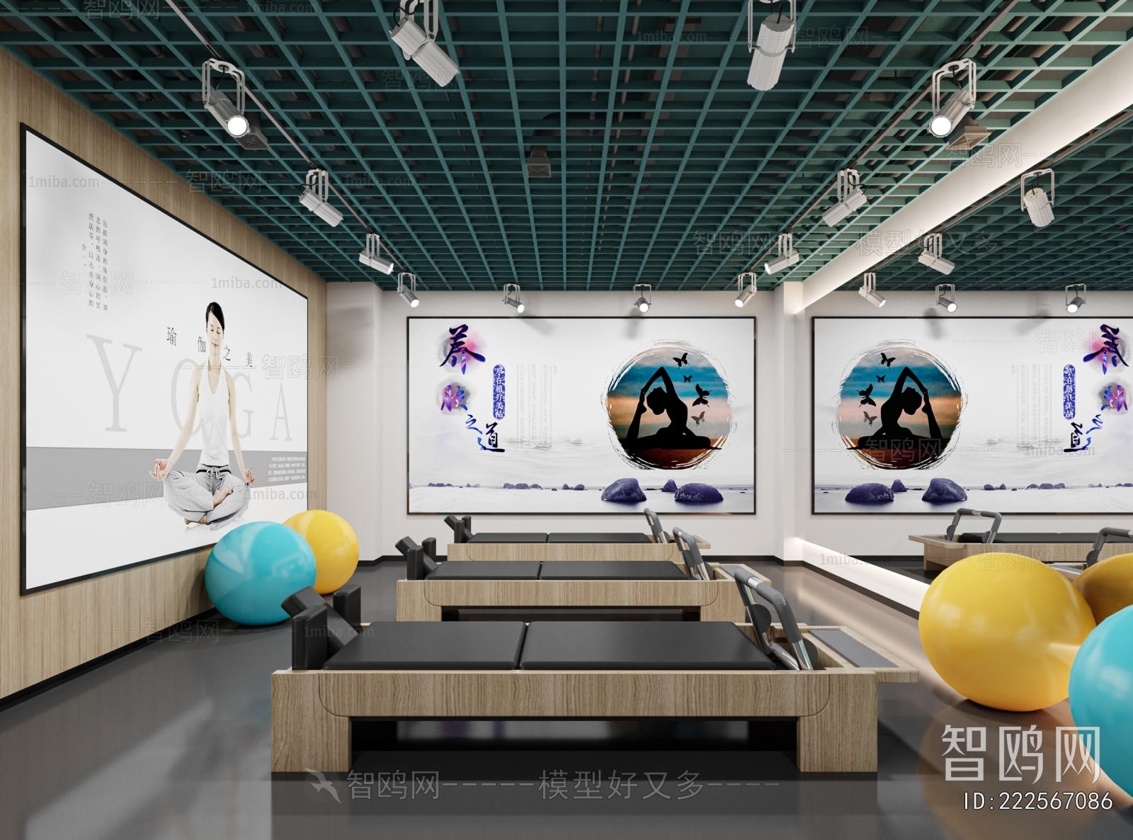 Modern Yoga Room