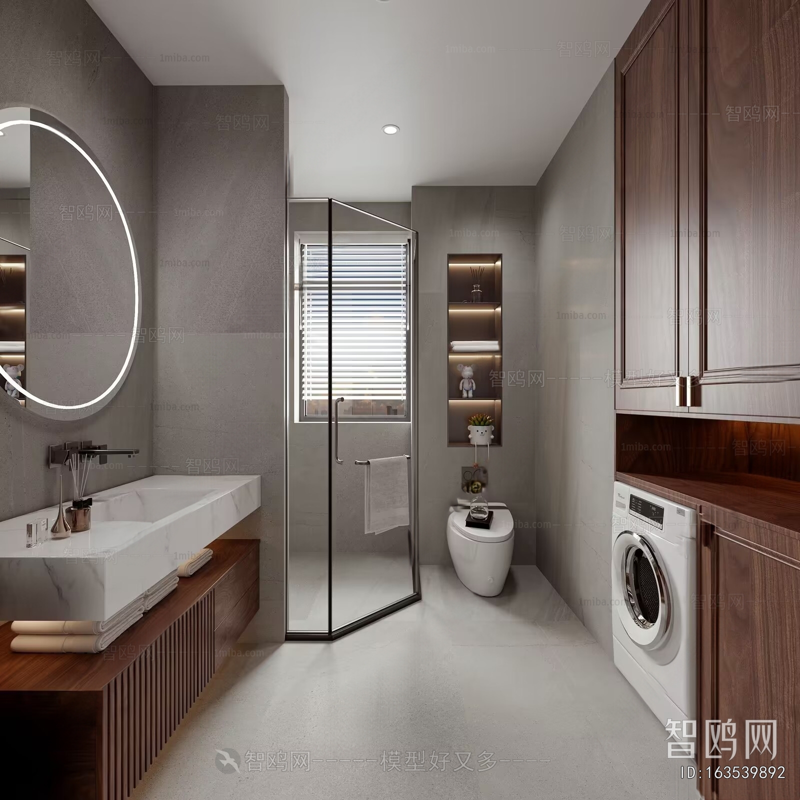新中式卫生间 浴室