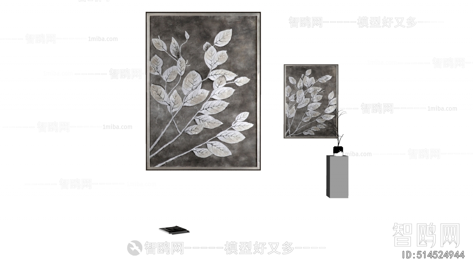 侘寂风植物装饰画