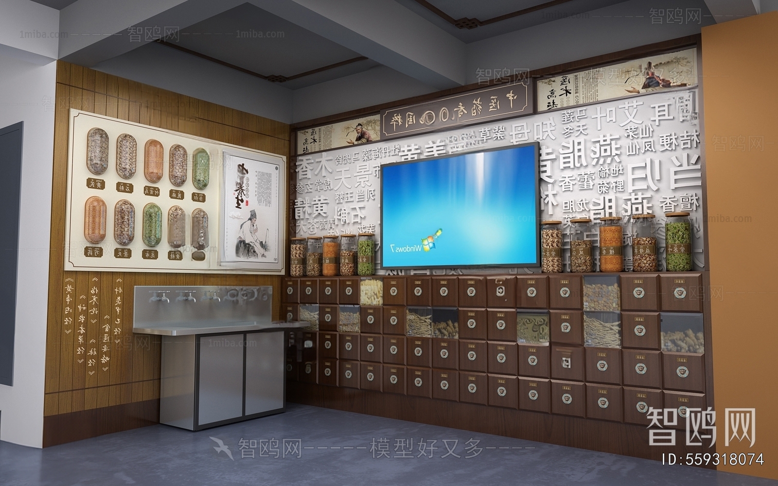 New Chinese Style Exhibition Hall