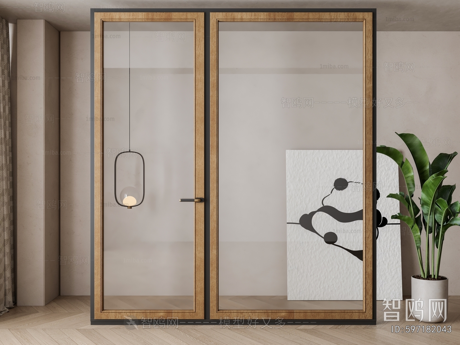 Modern Single Door