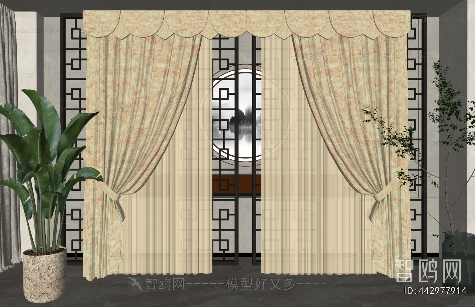 New Chinese Style The Curtain