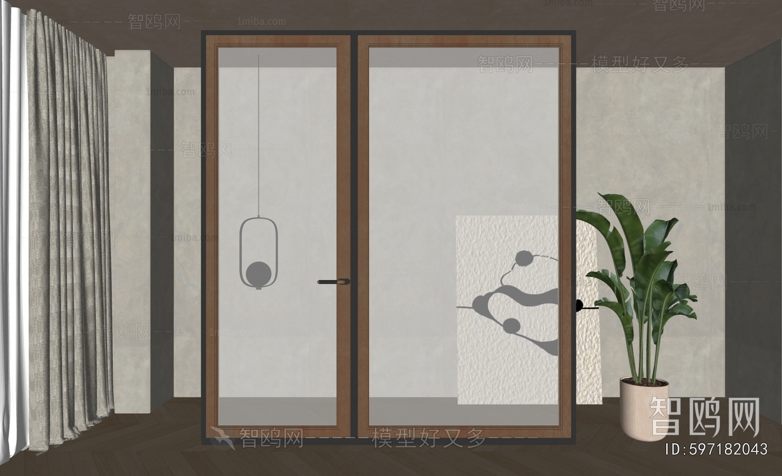 Modern Single Door