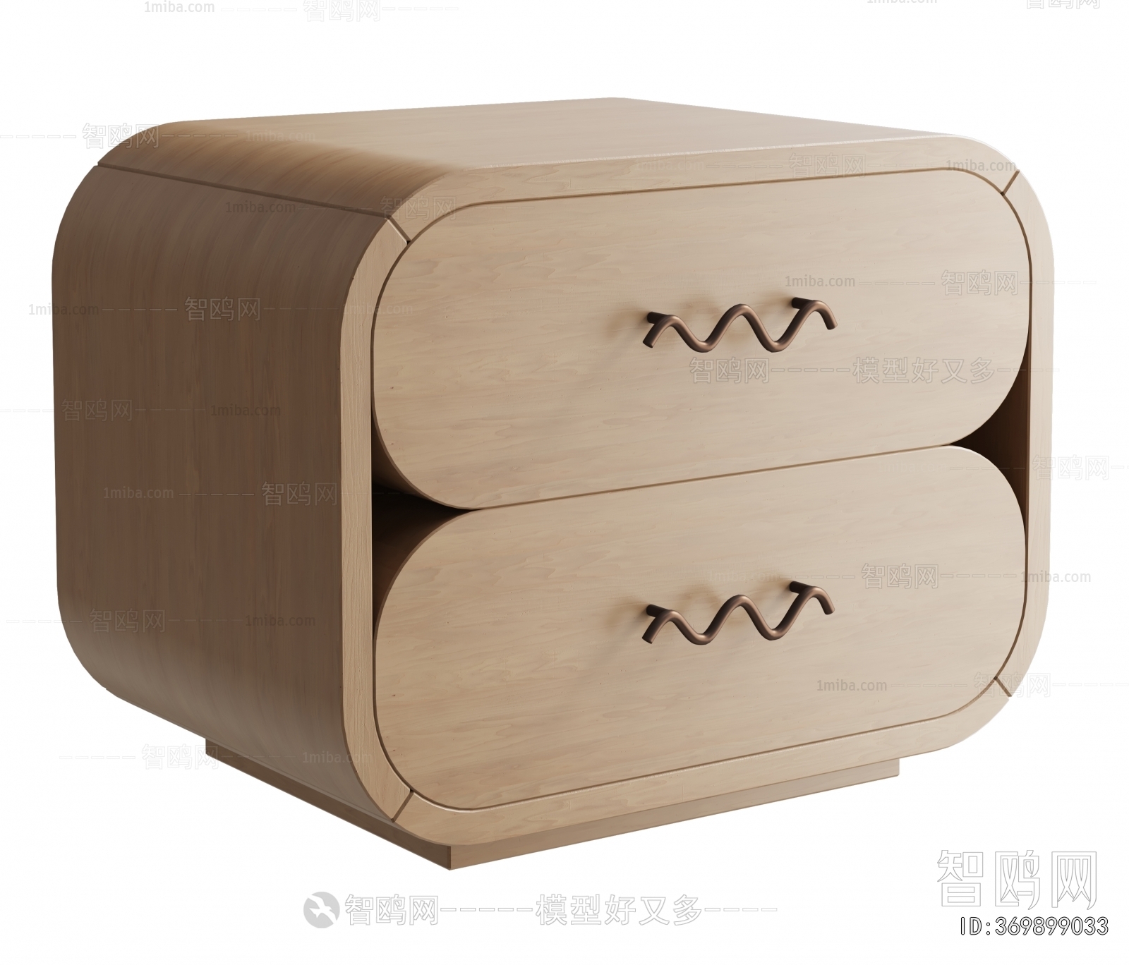Poliform现代床头柜3D模型下载