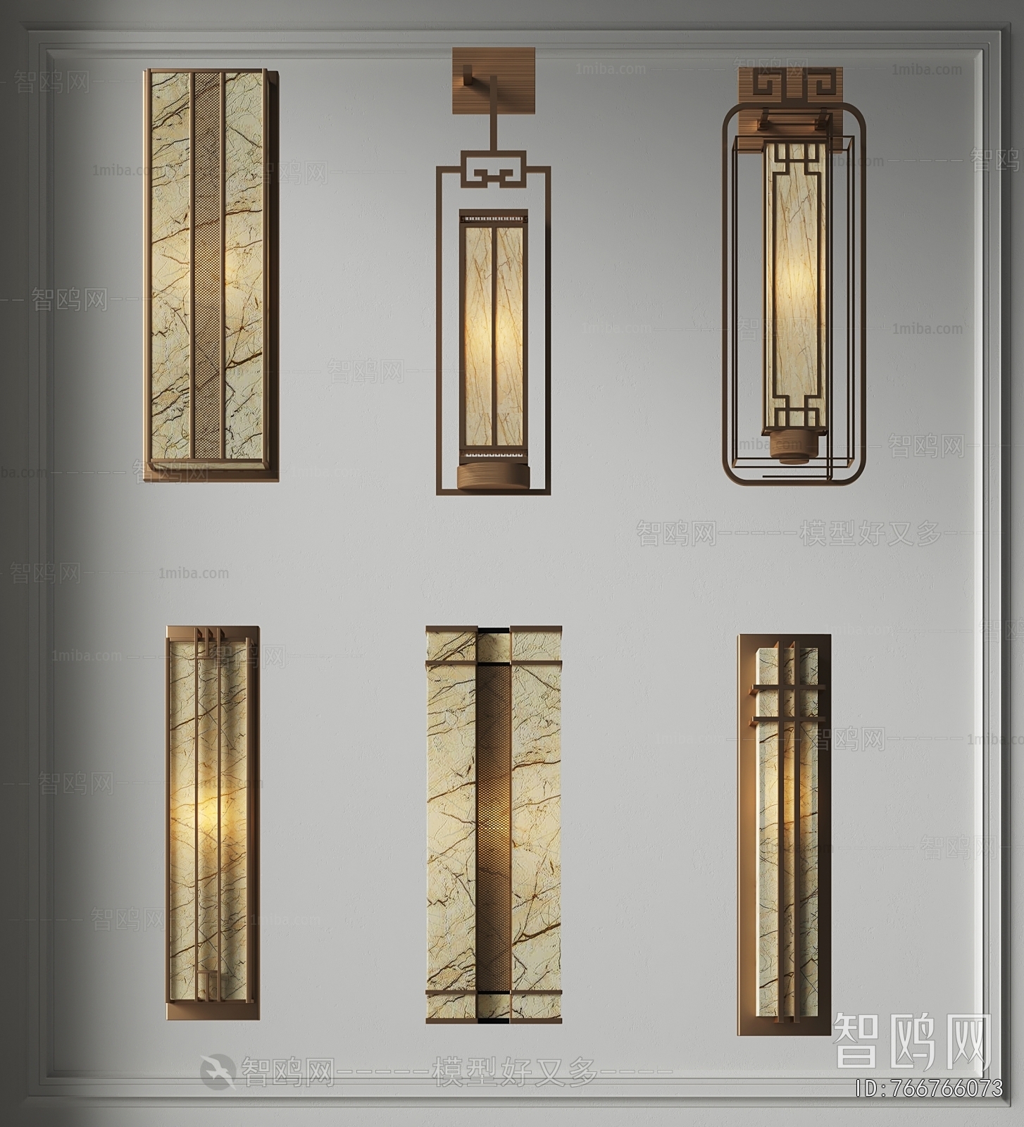 New Chinese Style Wall Lamp