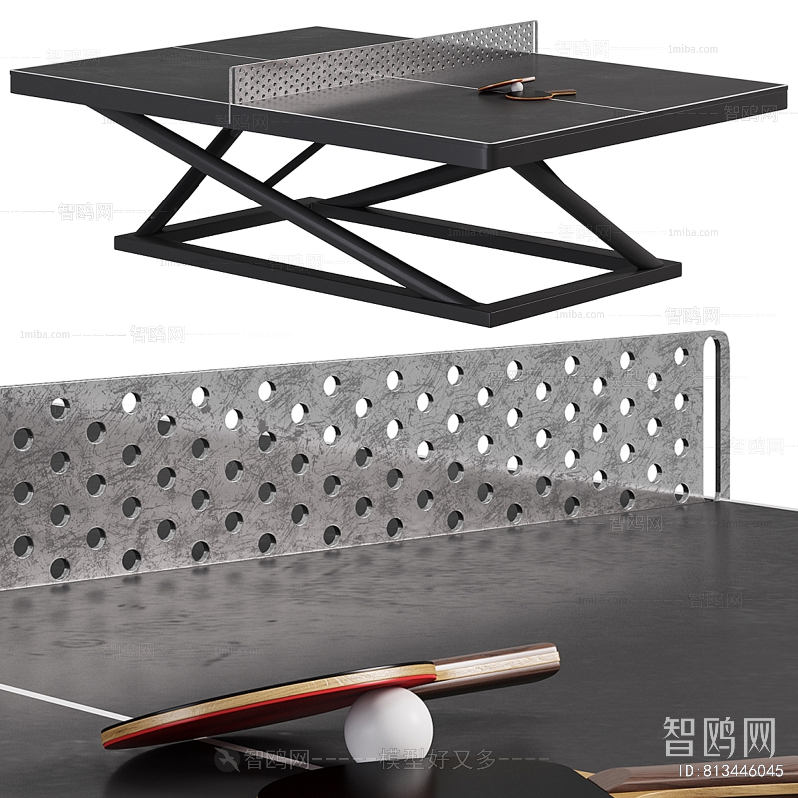 现代乒乓球桌