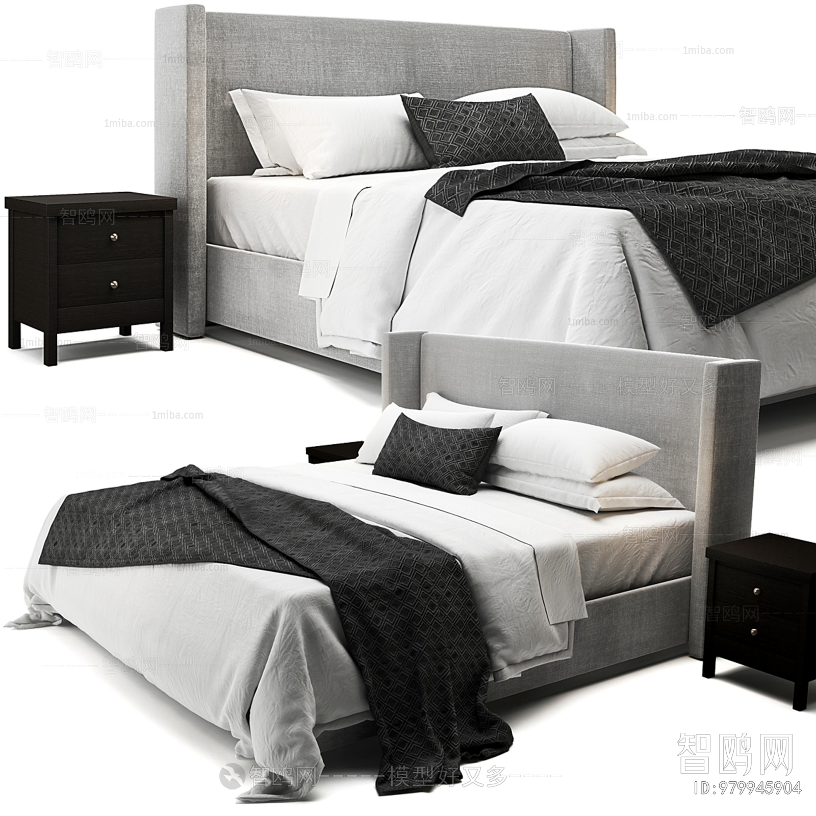 Modern Double Bed