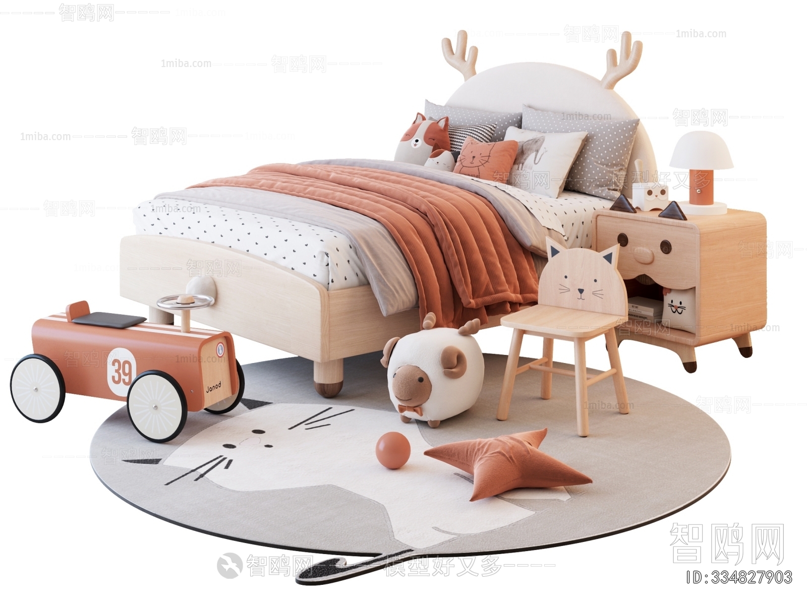 现代儿童床
