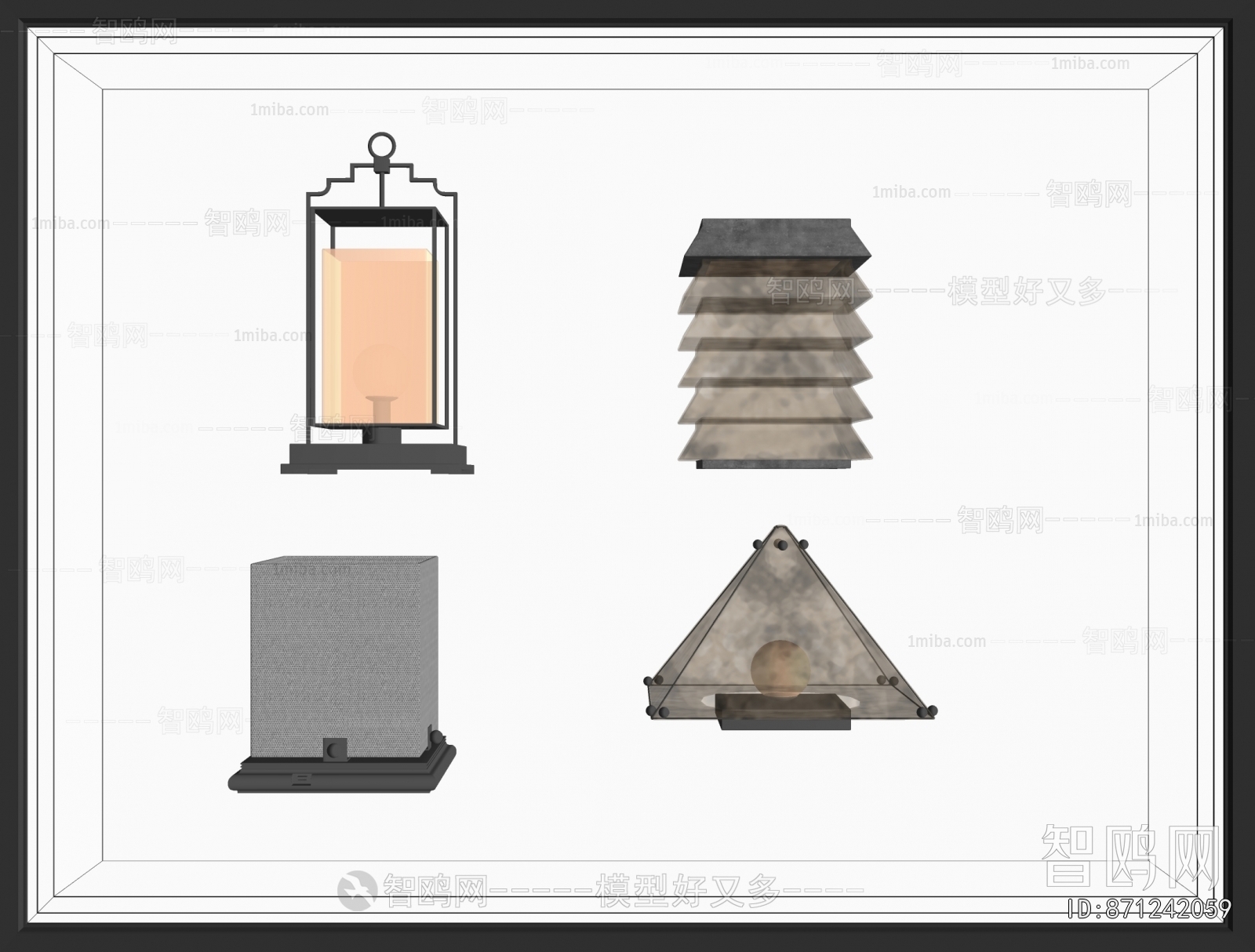 New Chinese Style Outdoor Light