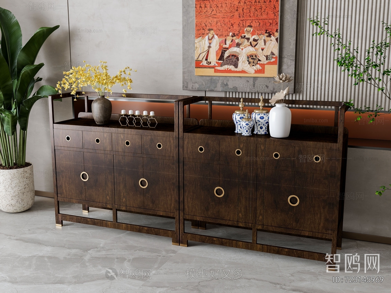 New Chinese Style Sideboard