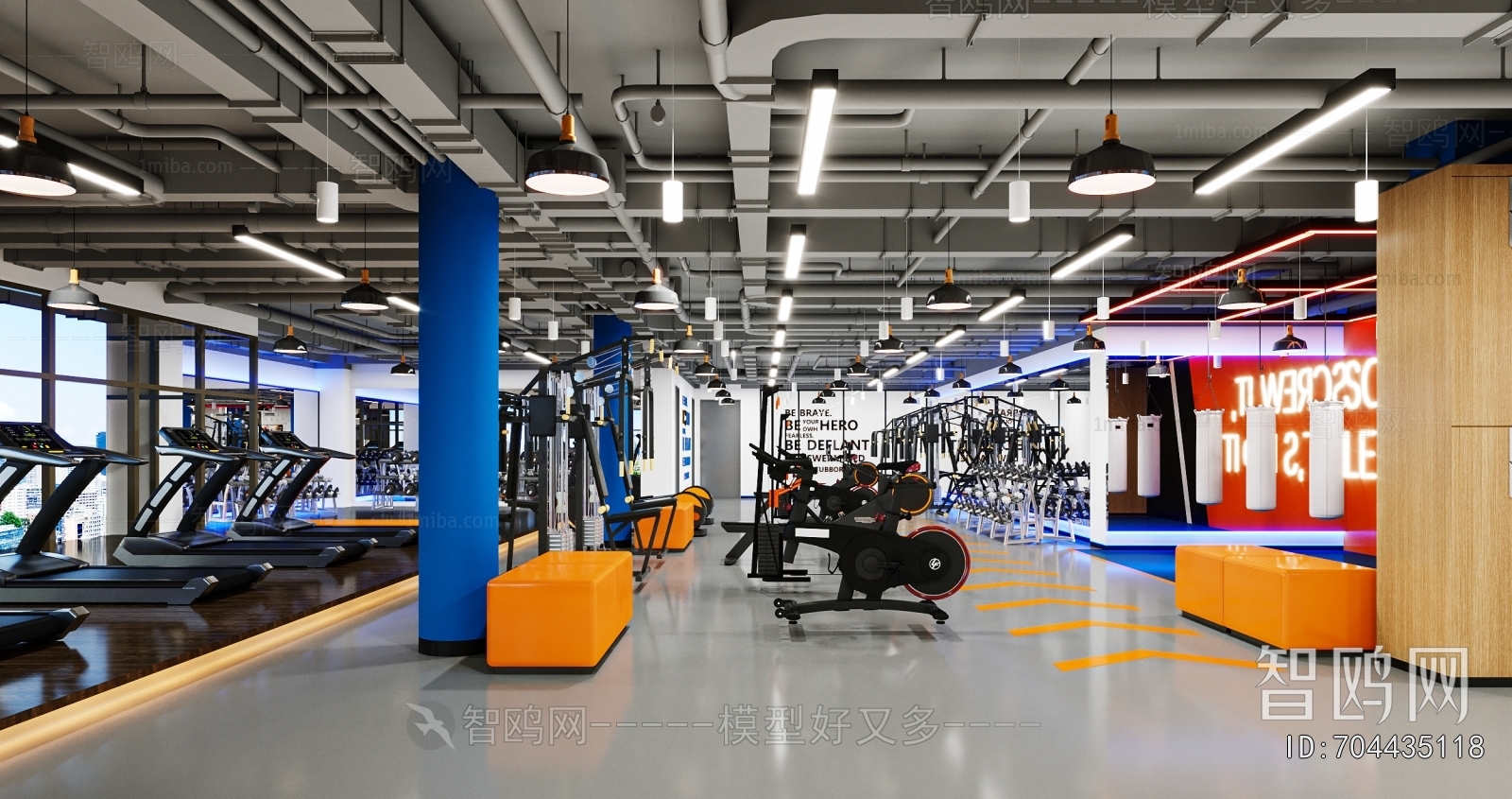 Industrial Style Gym