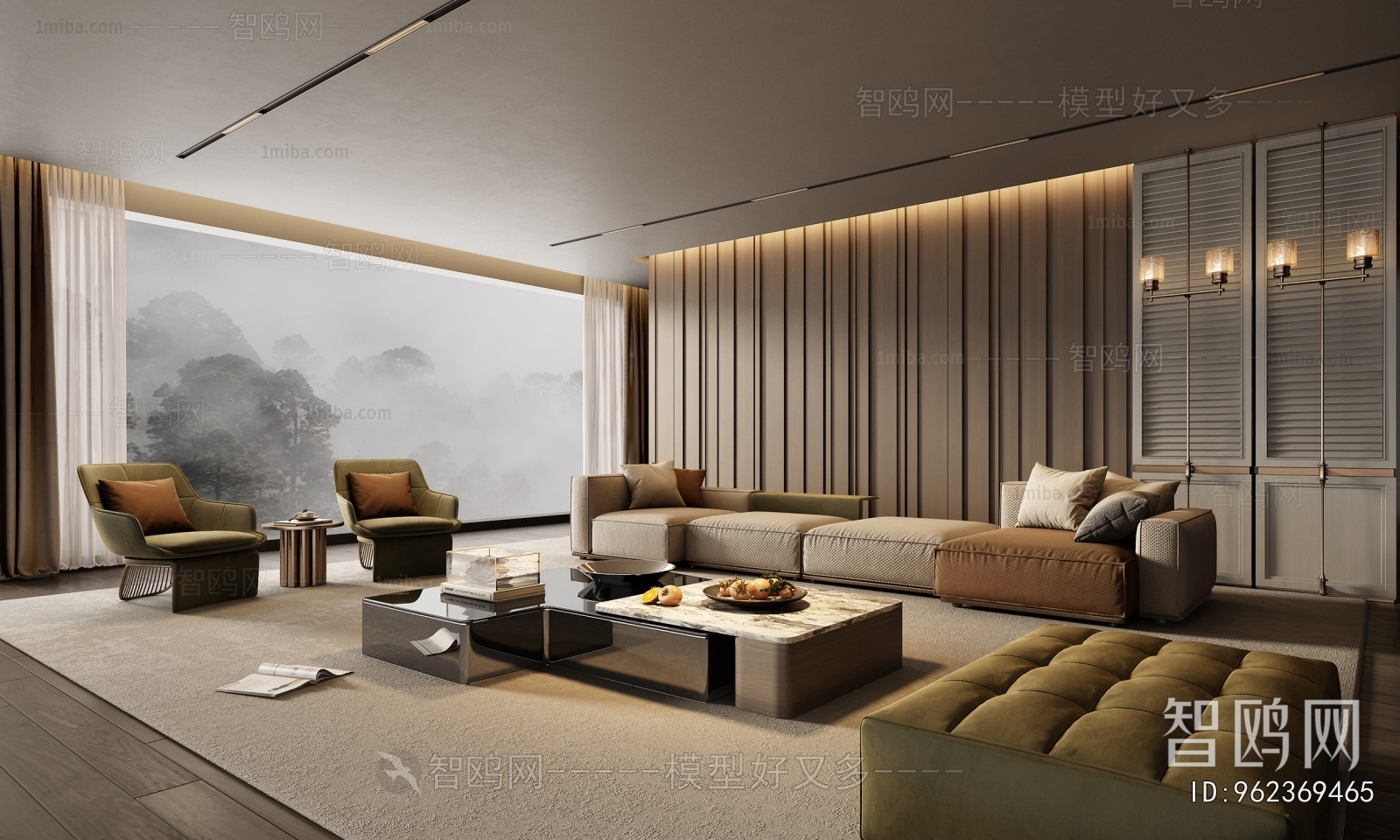 Minotti 米洛提现代意式客厅