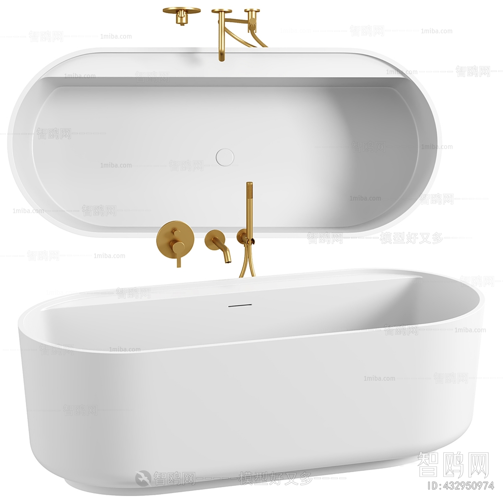 Modern Bathtub