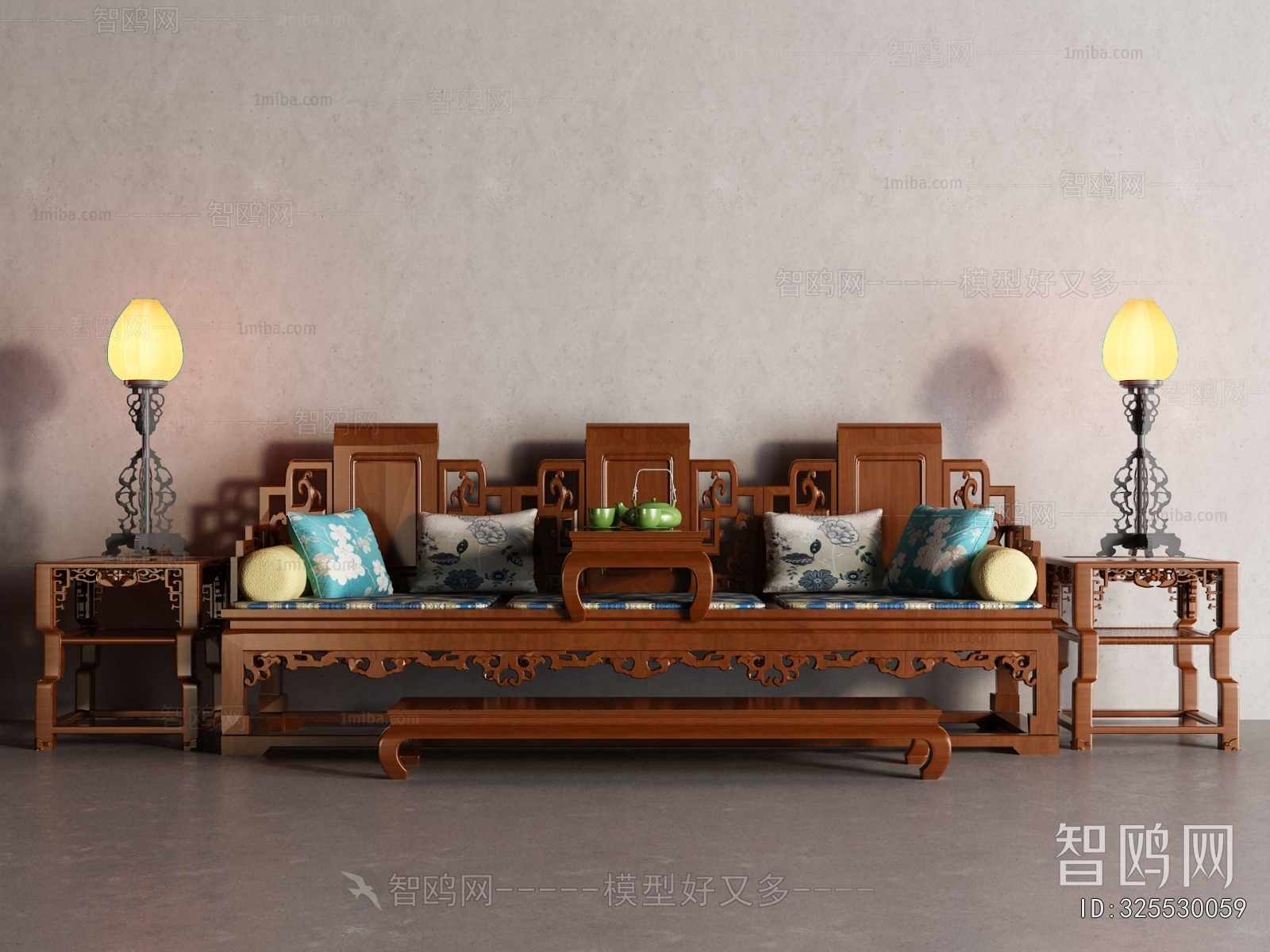 New Chinese Style Arhat Bed