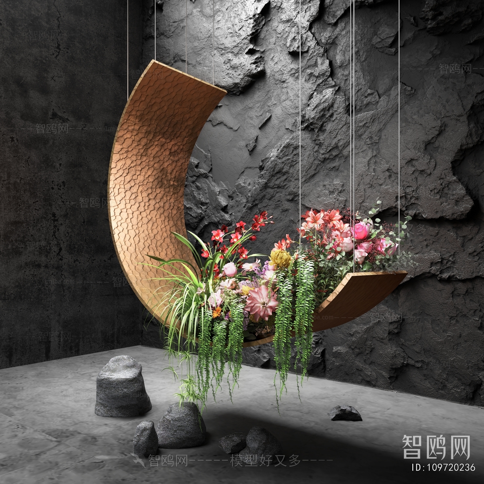 现代室内花艺植物装置艺术