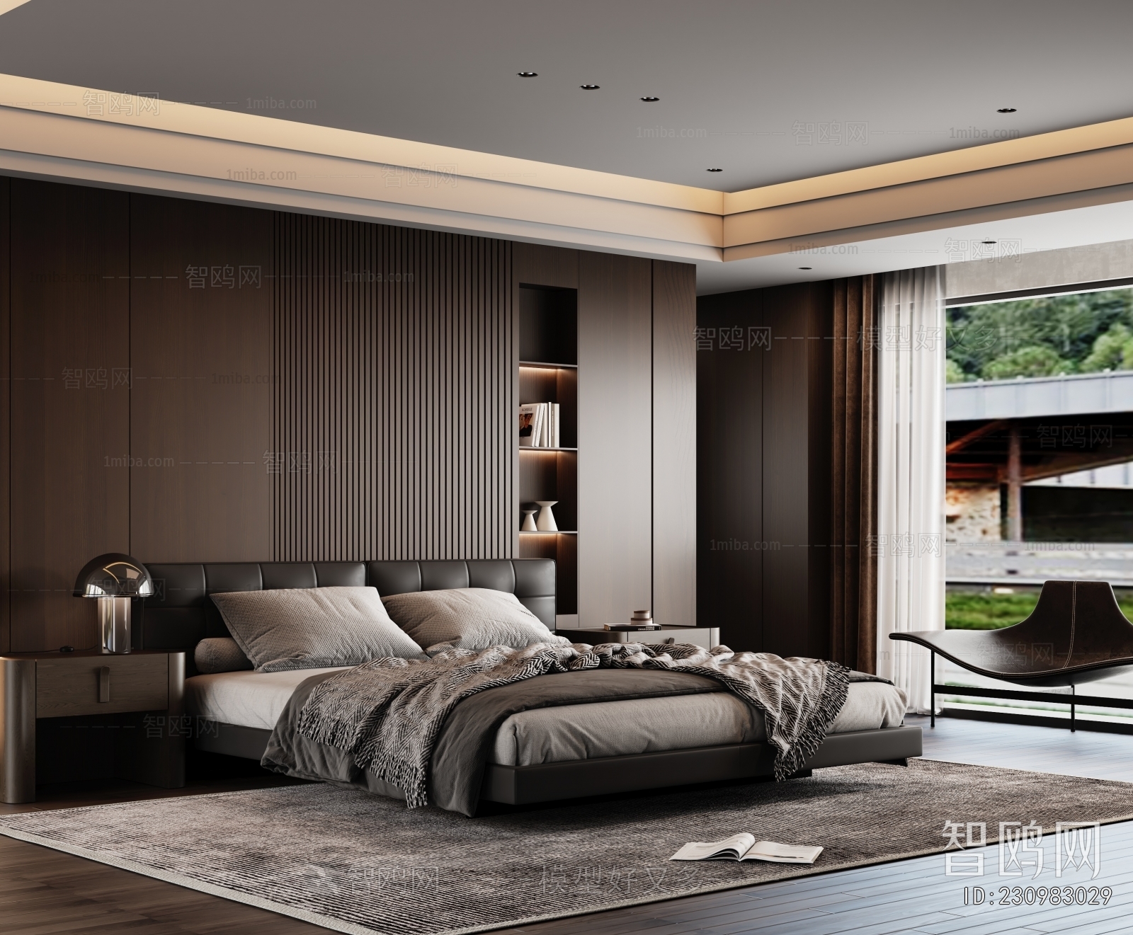 Minotti 现代意式卧室