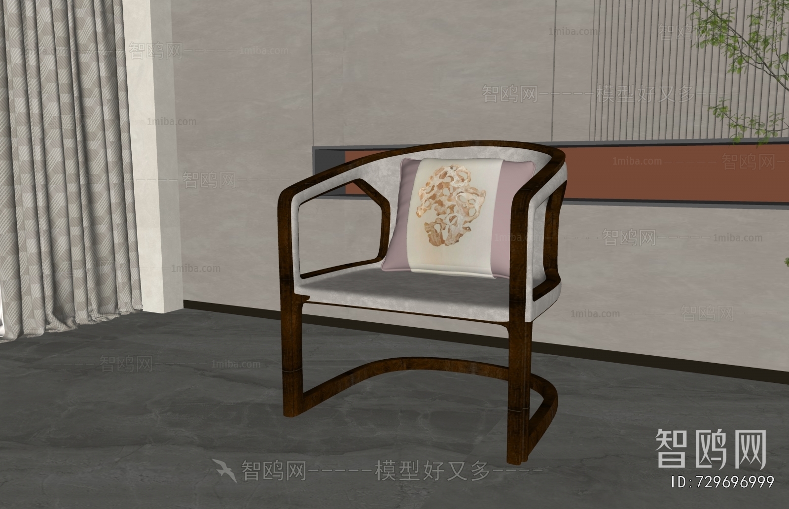 New Chinese Style Lounge Chair