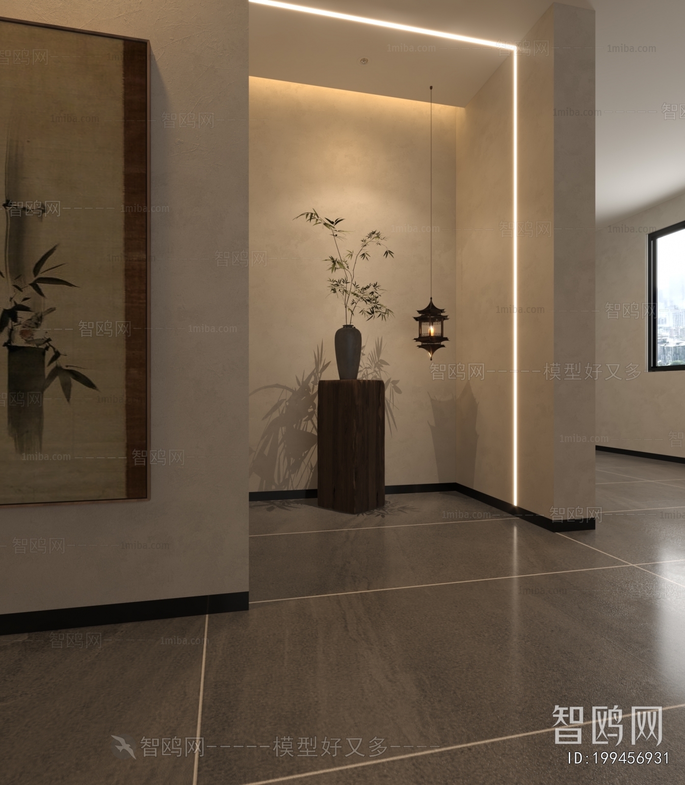 New Chinese Style Hallway