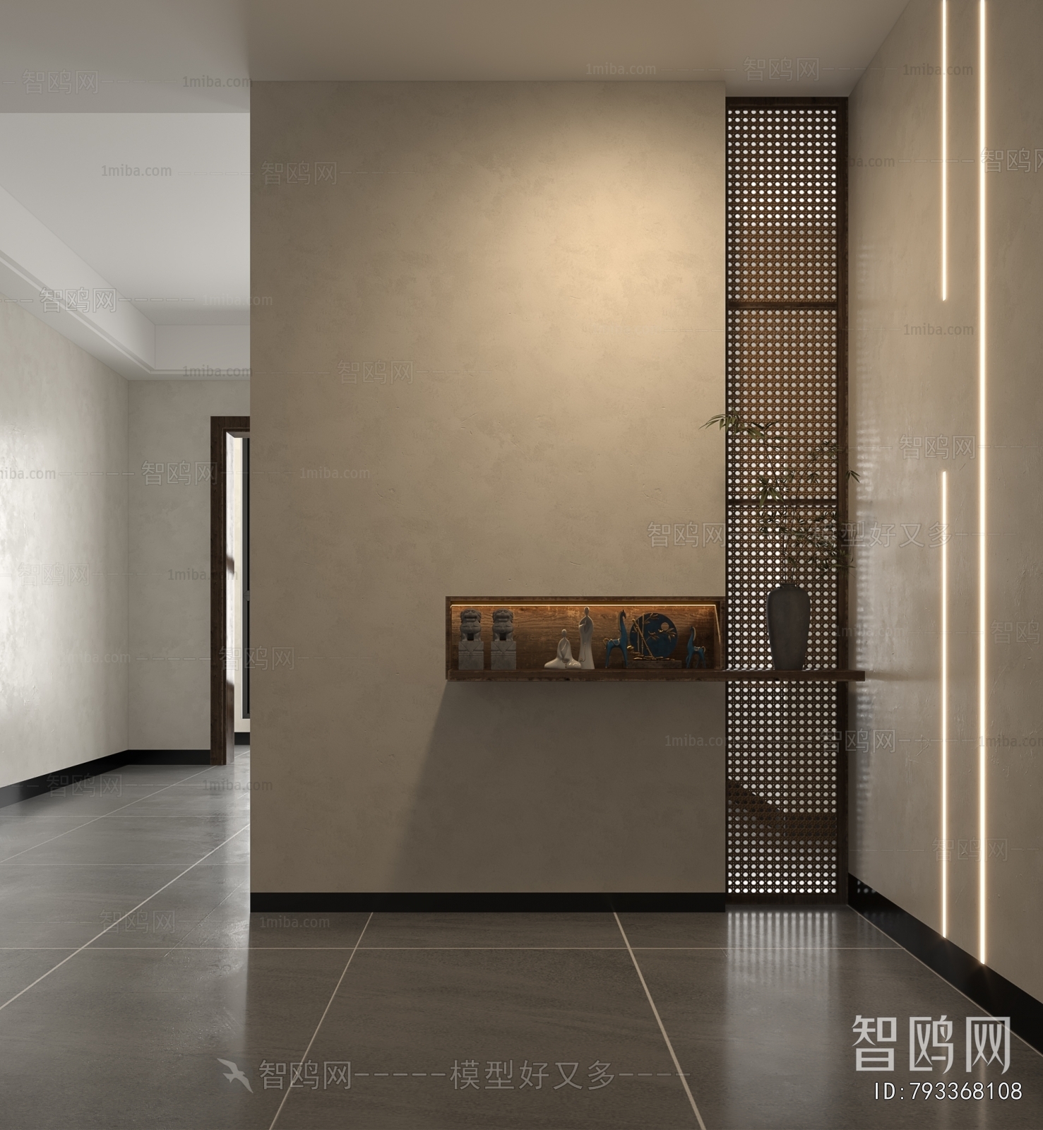 New Chinese Style Hallway