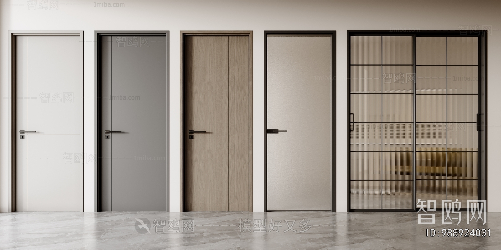 Modern Single Door