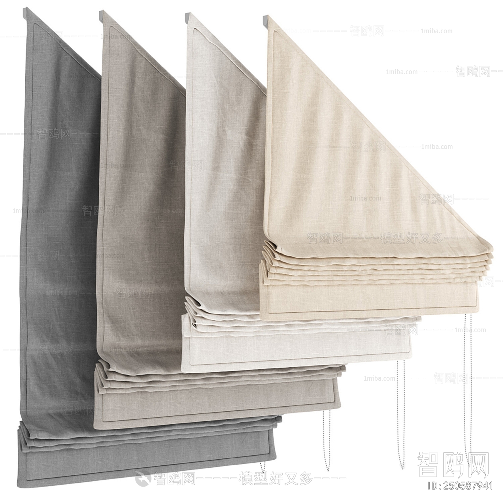 Modern Roman Curtain