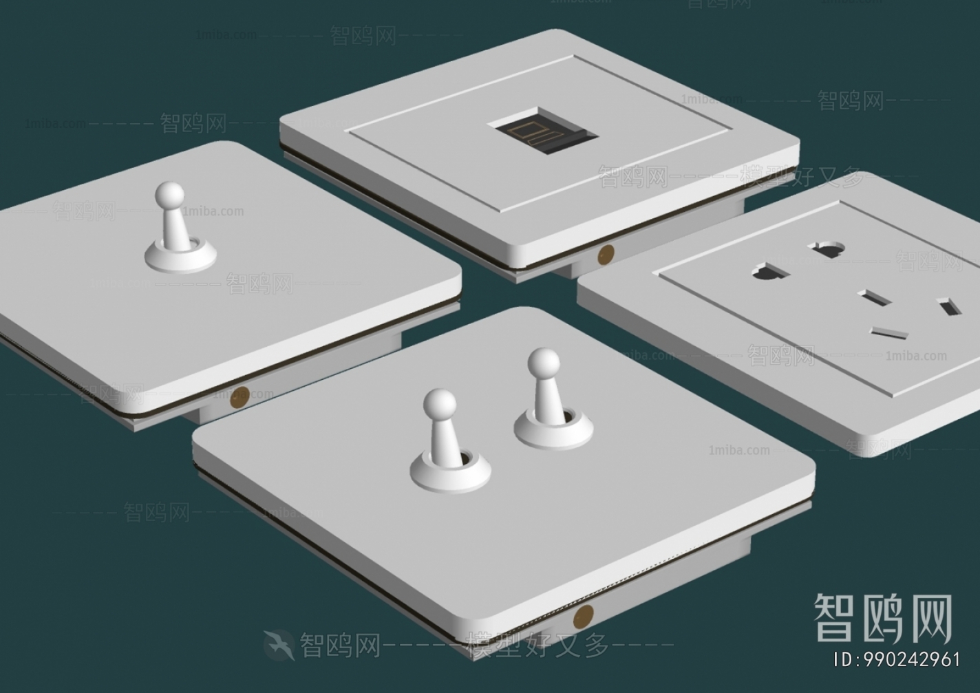 Modern Switch Socket Panel