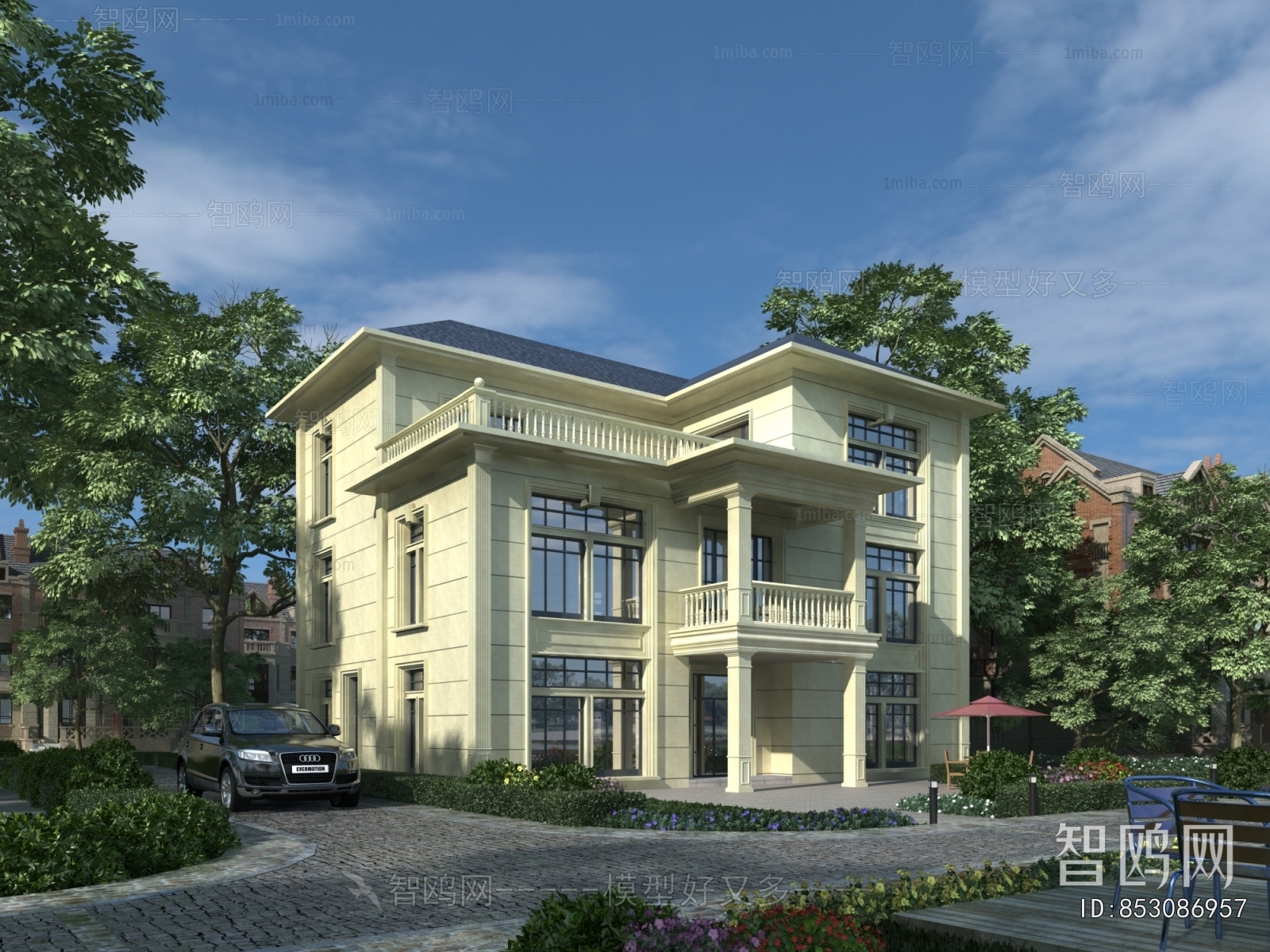 Simple European Style Detached Villa