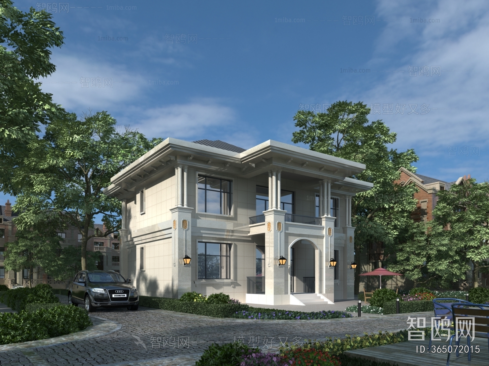 Simple European Style Detached Villa