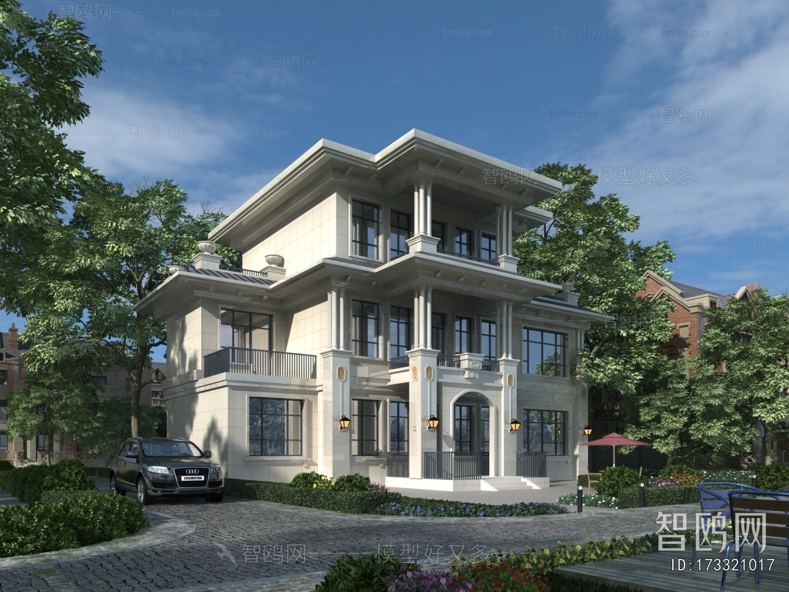 Simple European Style Detached Villa