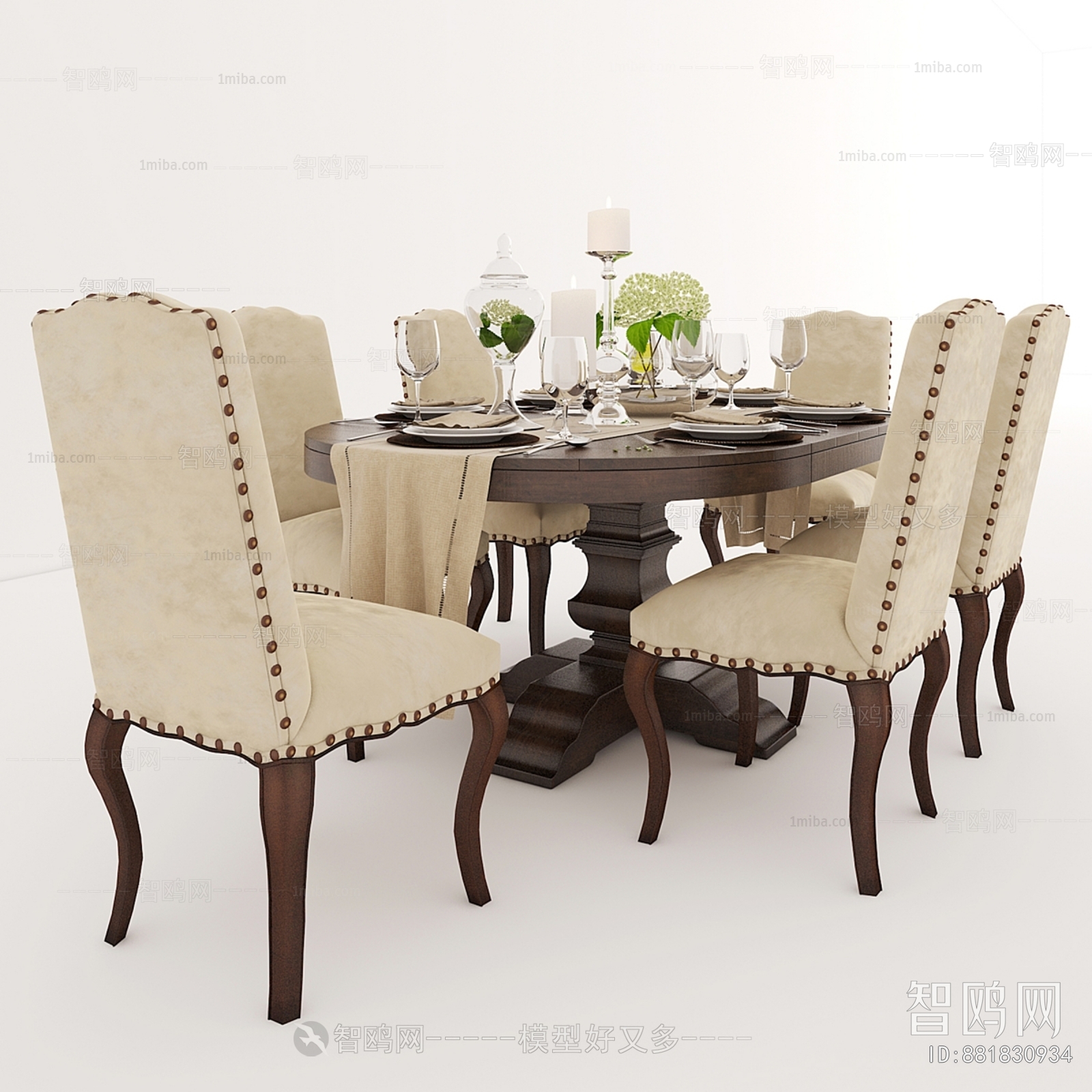 American Style Dining Table And Chairs