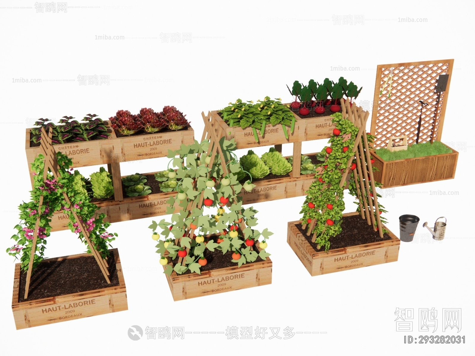 现代种植箱 农作物蔬菜