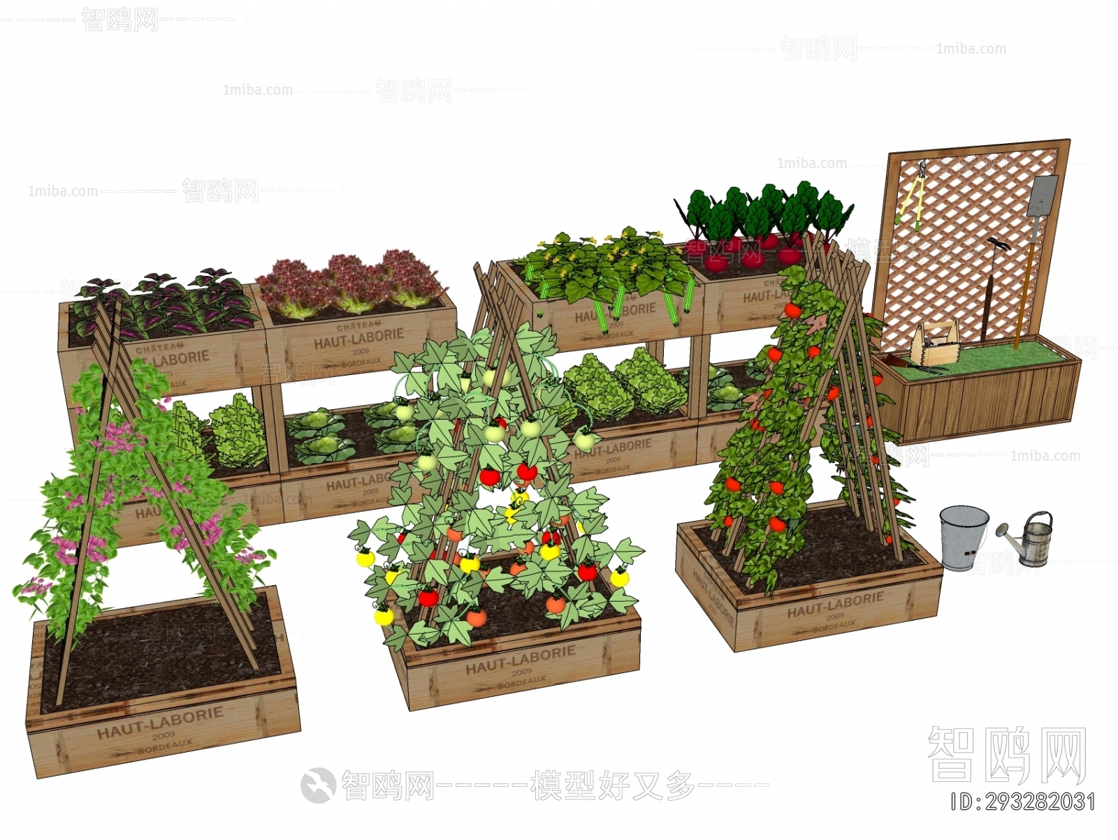 现代种植箱 农作物蔬菜