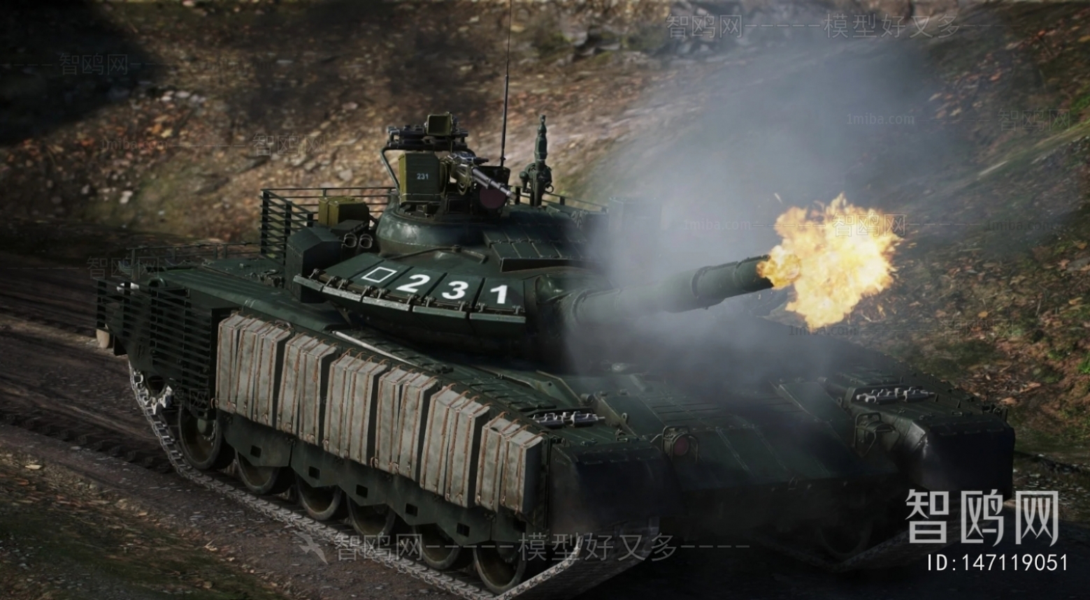 现代T80BVM坦克