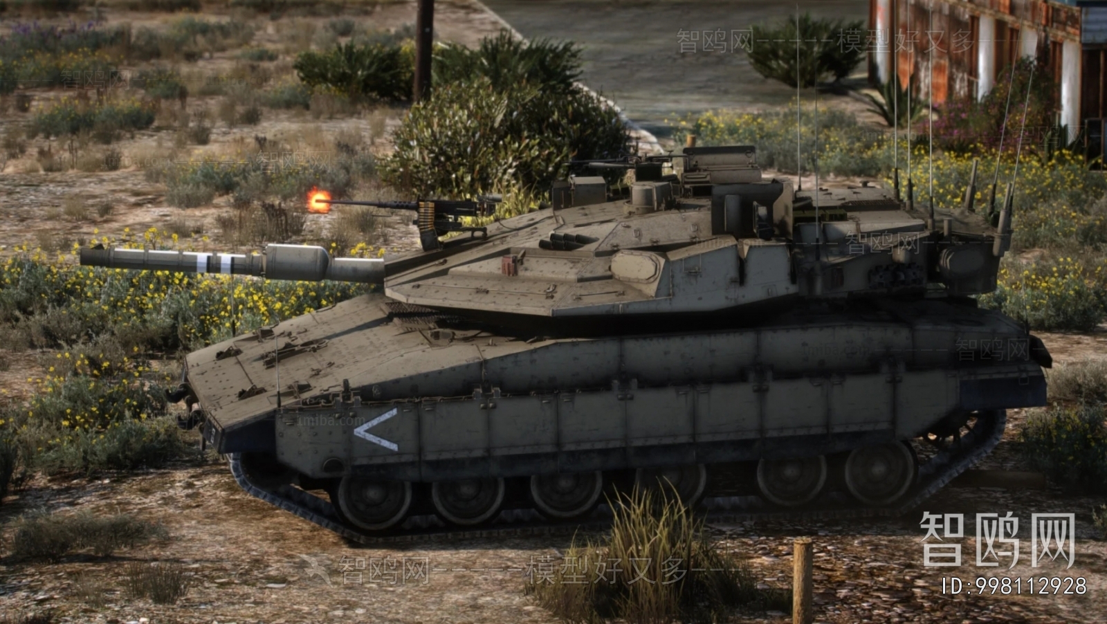 现代以色列梅卡瓦Mk4M主战坦克