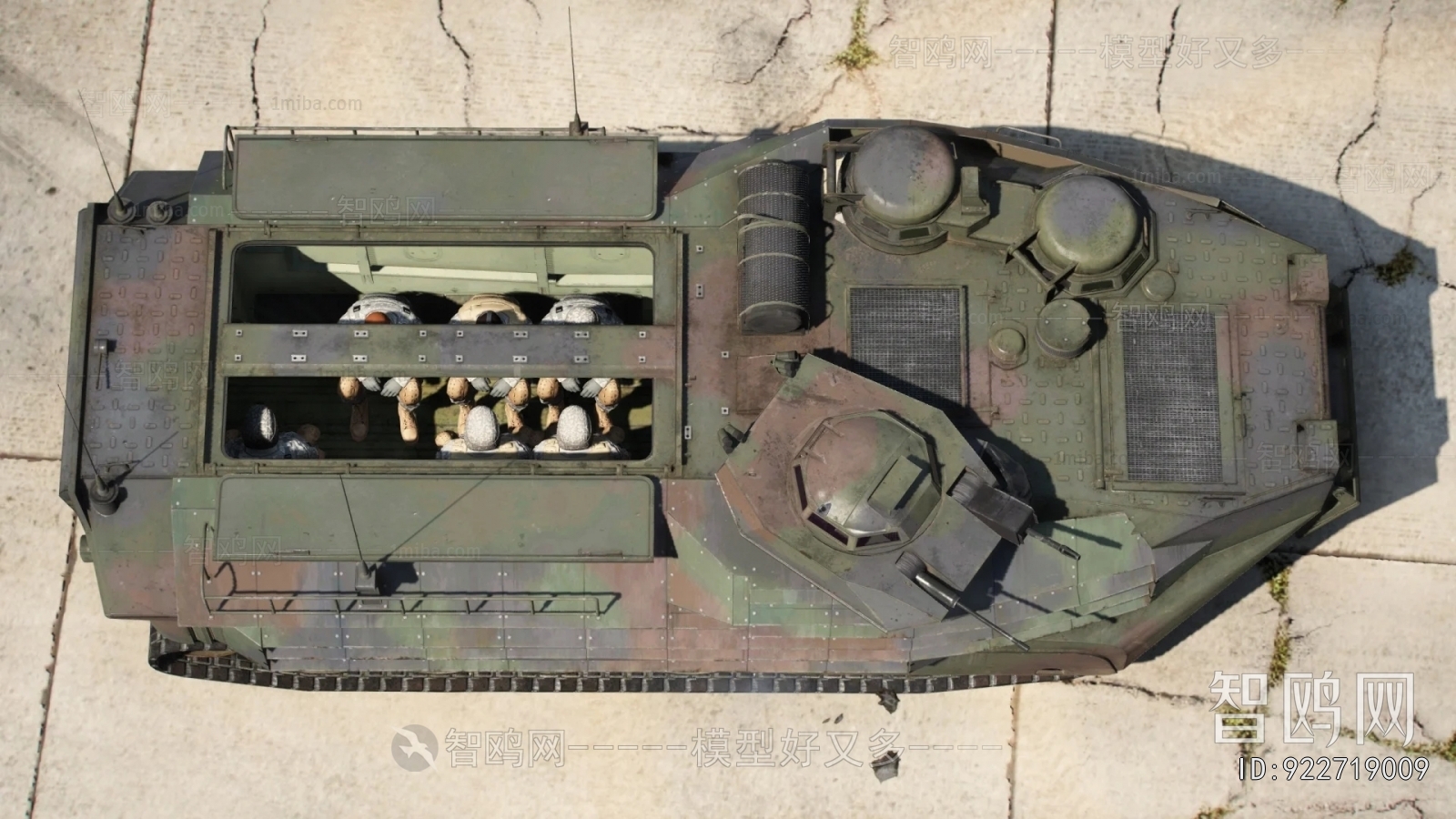 现代美国海军陆战队 AAV7A1两栖装甲突击车