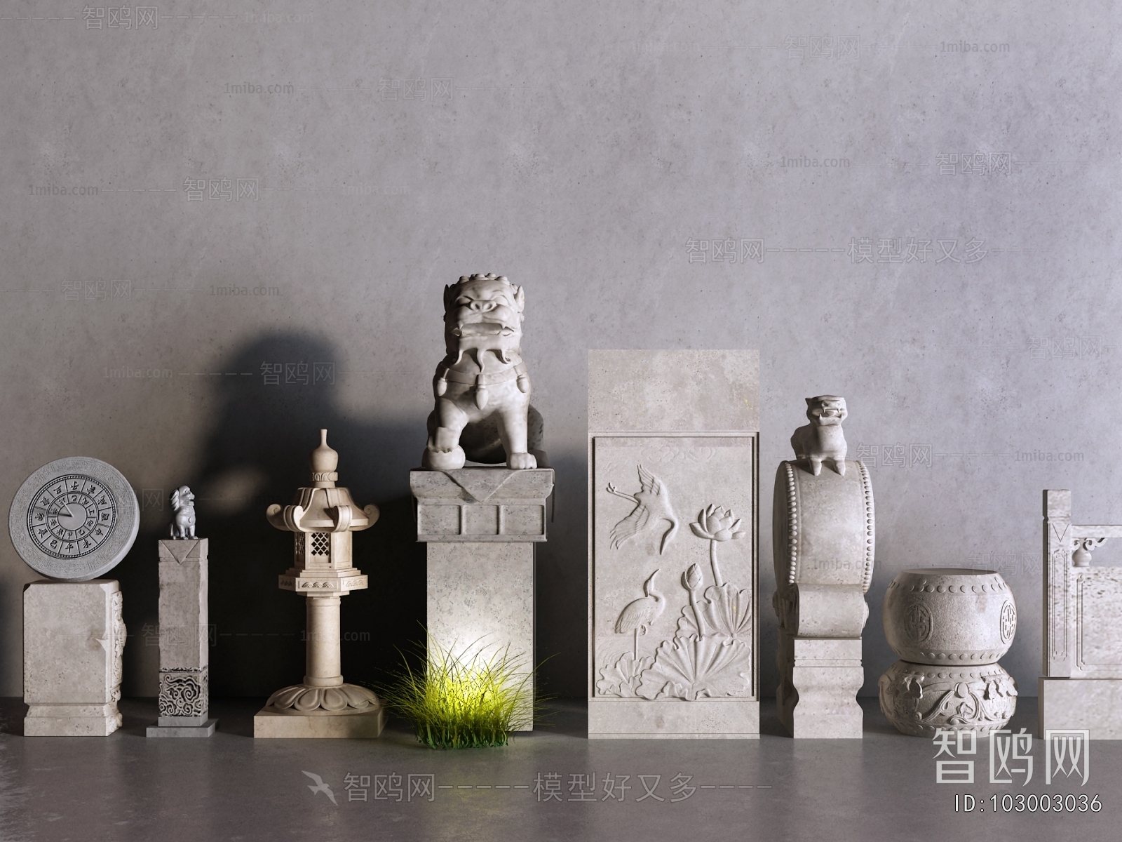 New Chinese Style Stone Carving