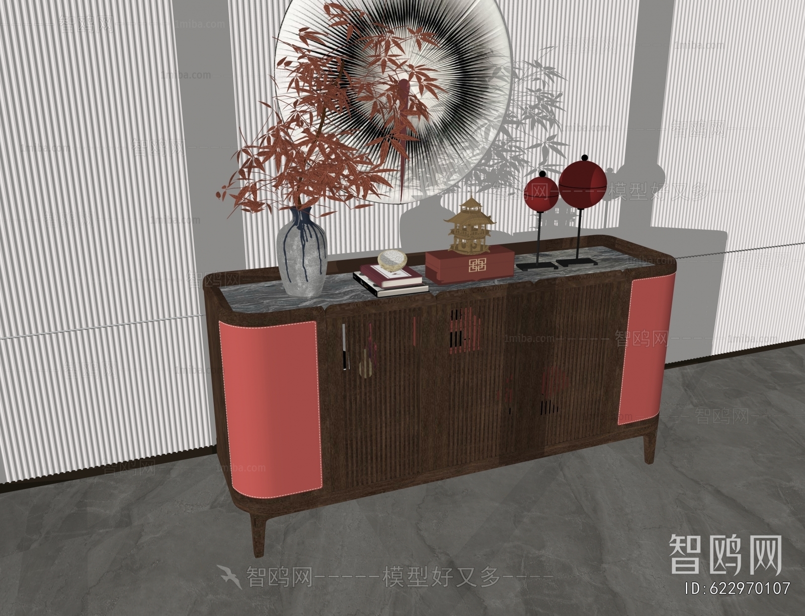 New Chinese Style Side Cabinet/Entrance Cabinet