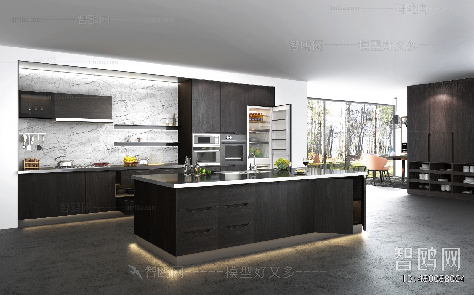 Modern Open Kitchen