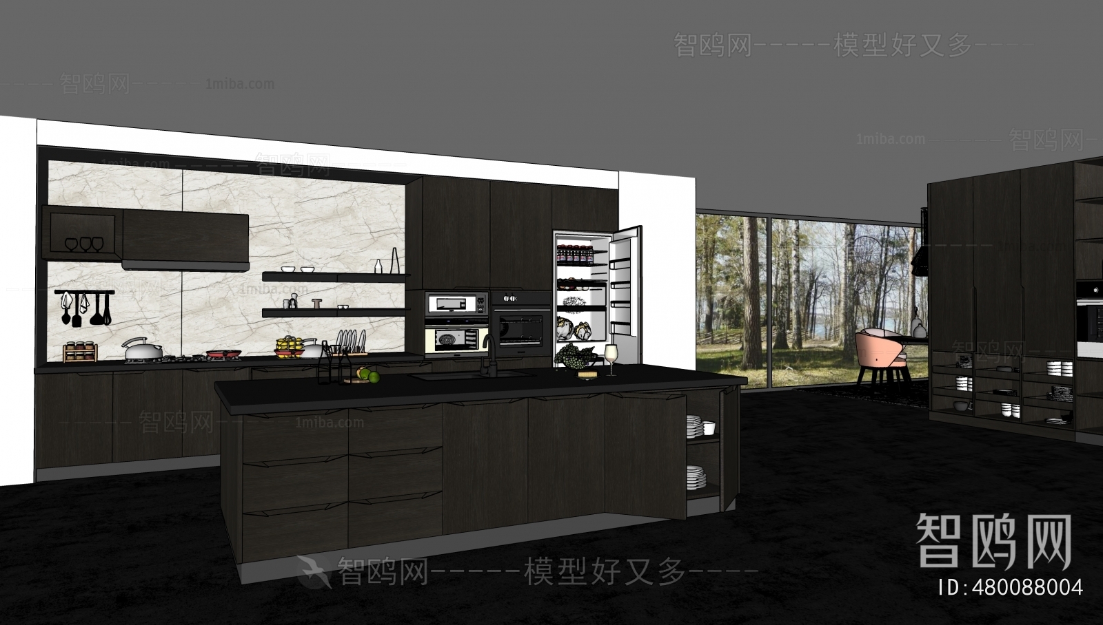 Modern Open Kitchen