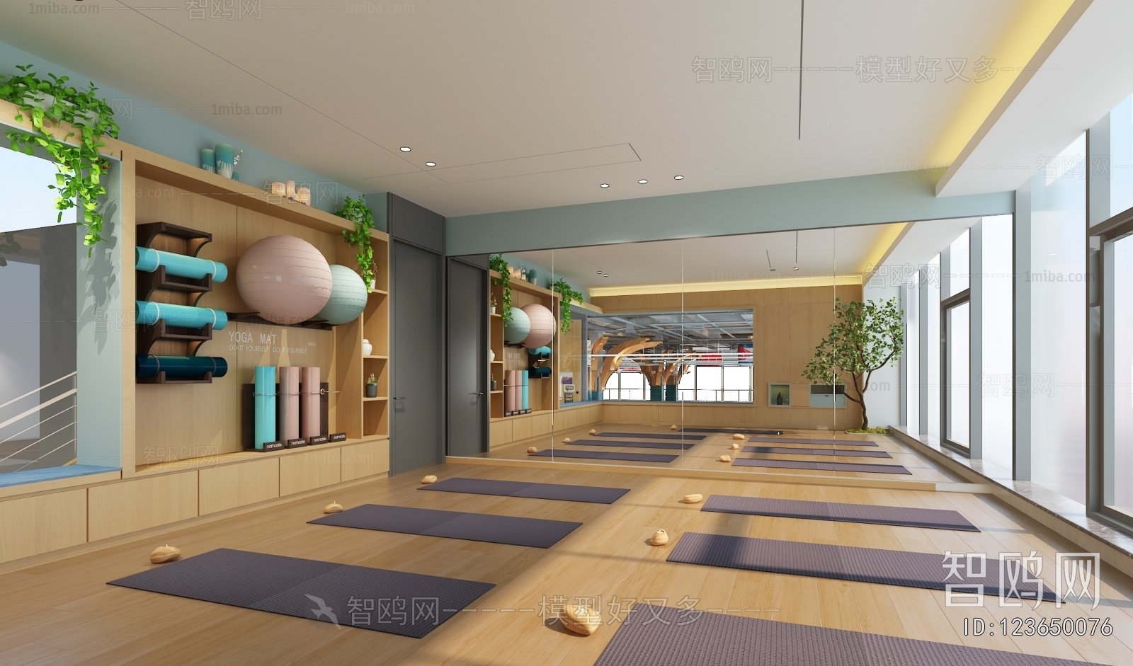 Modern Yoga Room