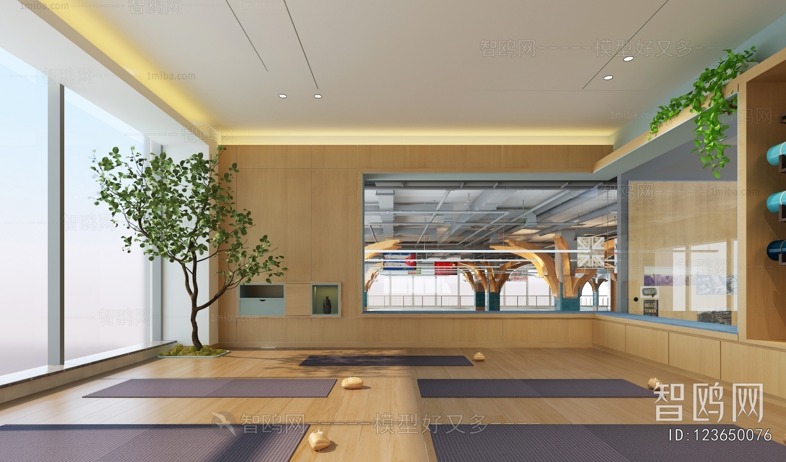 Modern Yoga Room