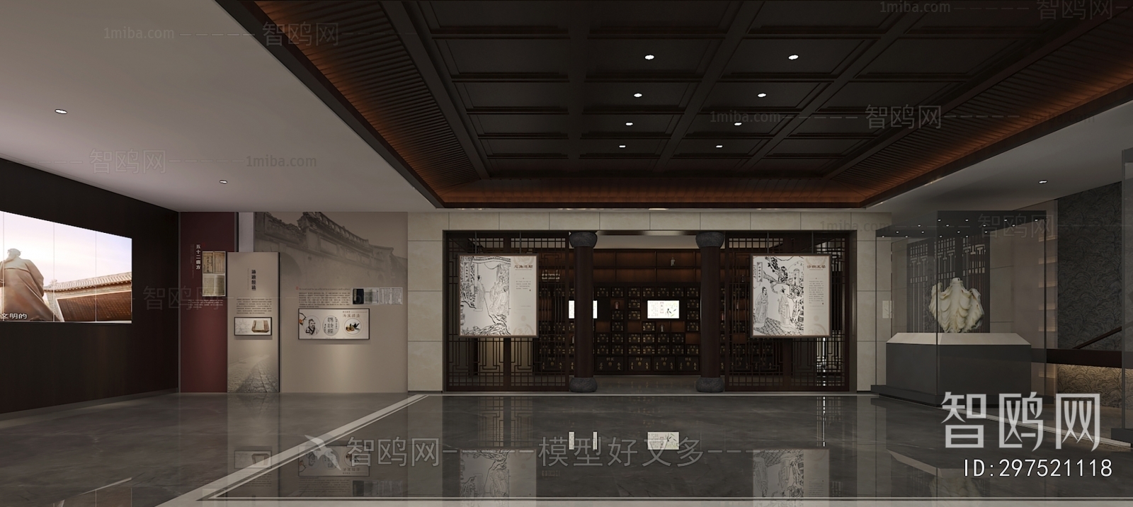 New Chinese Style Exhibition Hall