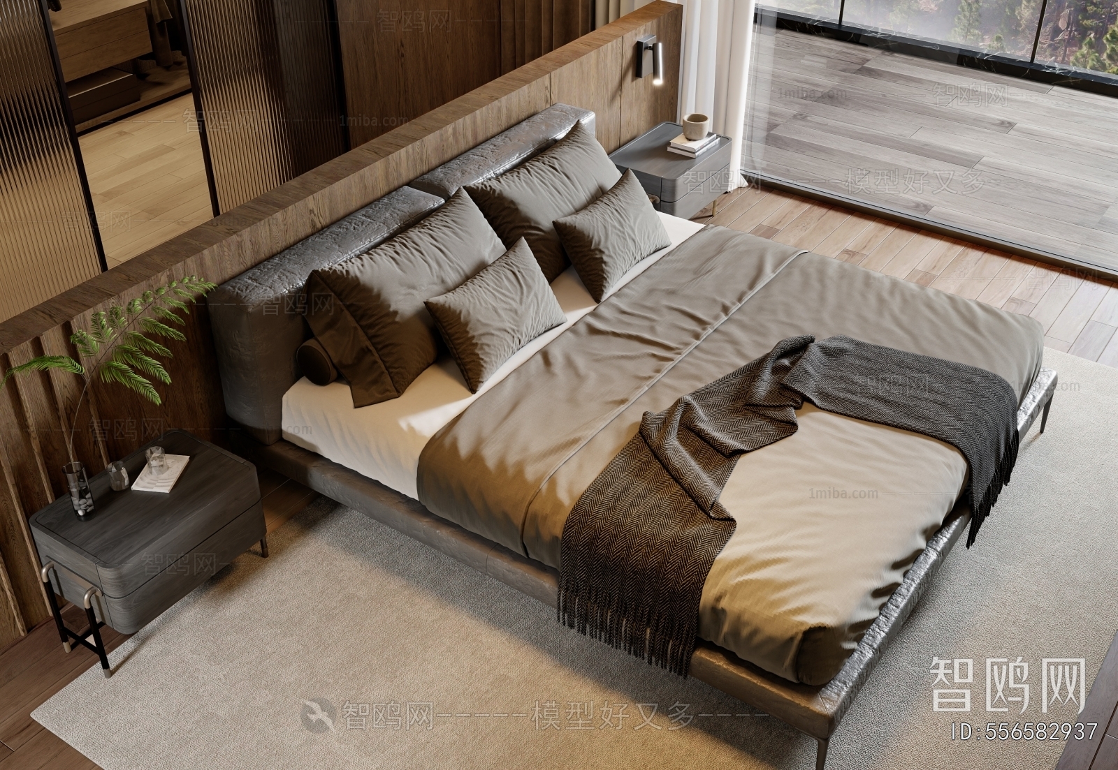 Modern Double Bed