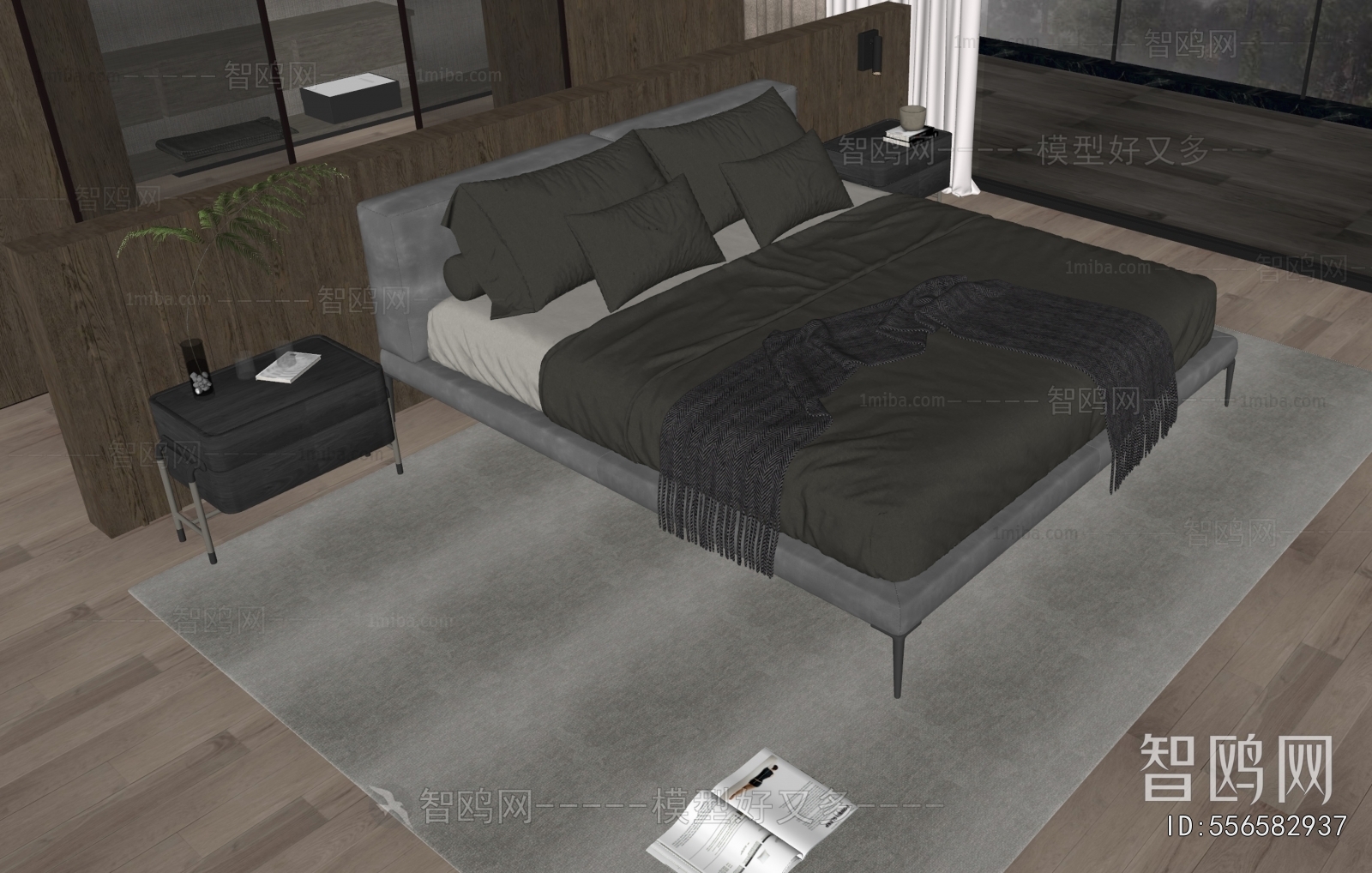 Modern Double Bed