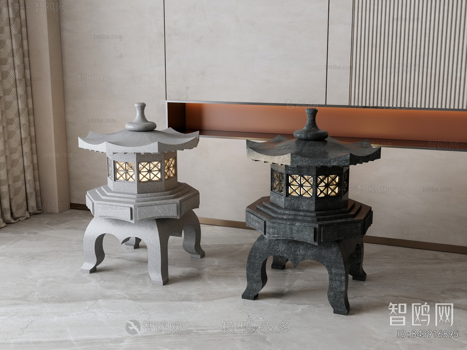 New Chinese Style Outdoor Light