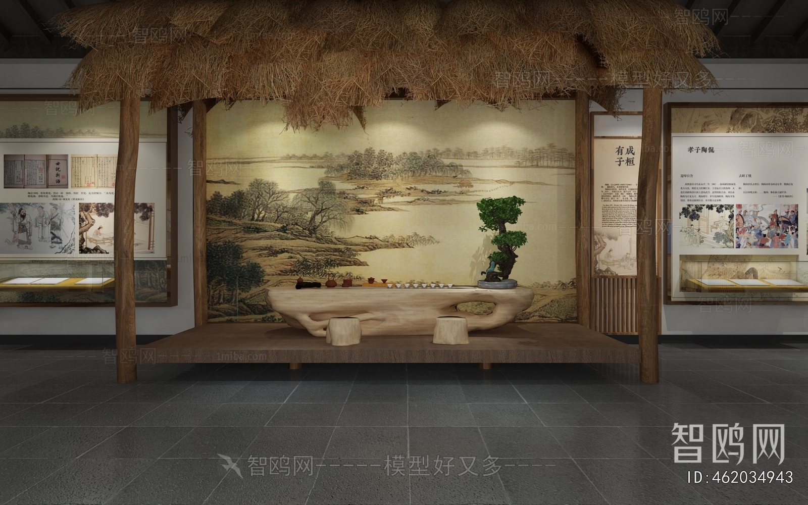 New Chinese Style Exhibition Hall