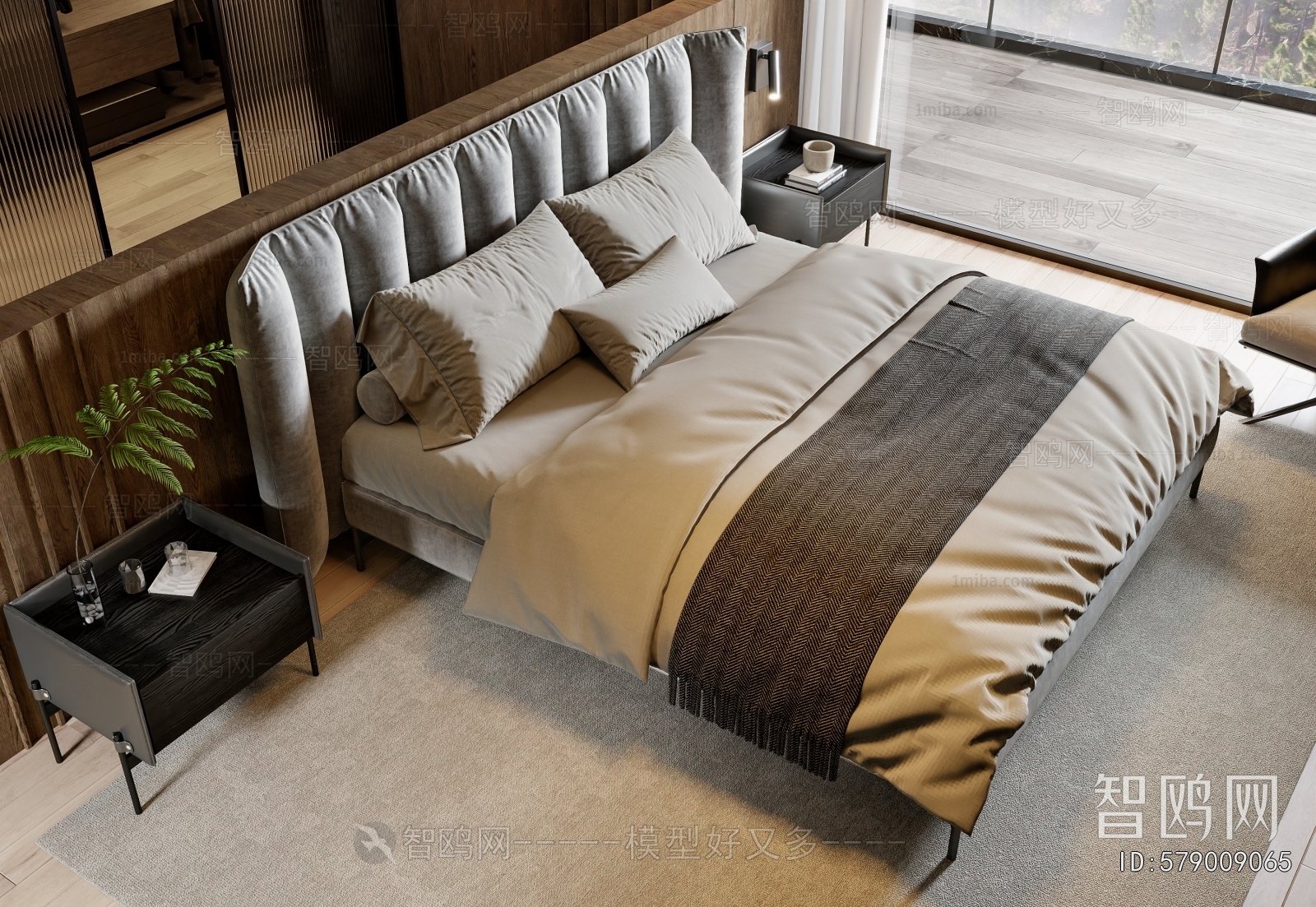 Modern Double Bed