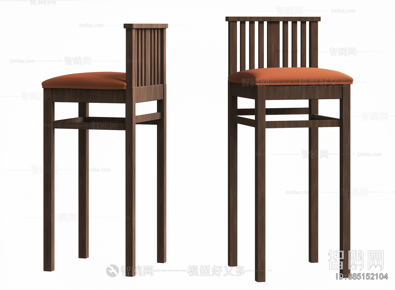 New Chinese Style Bar Chair