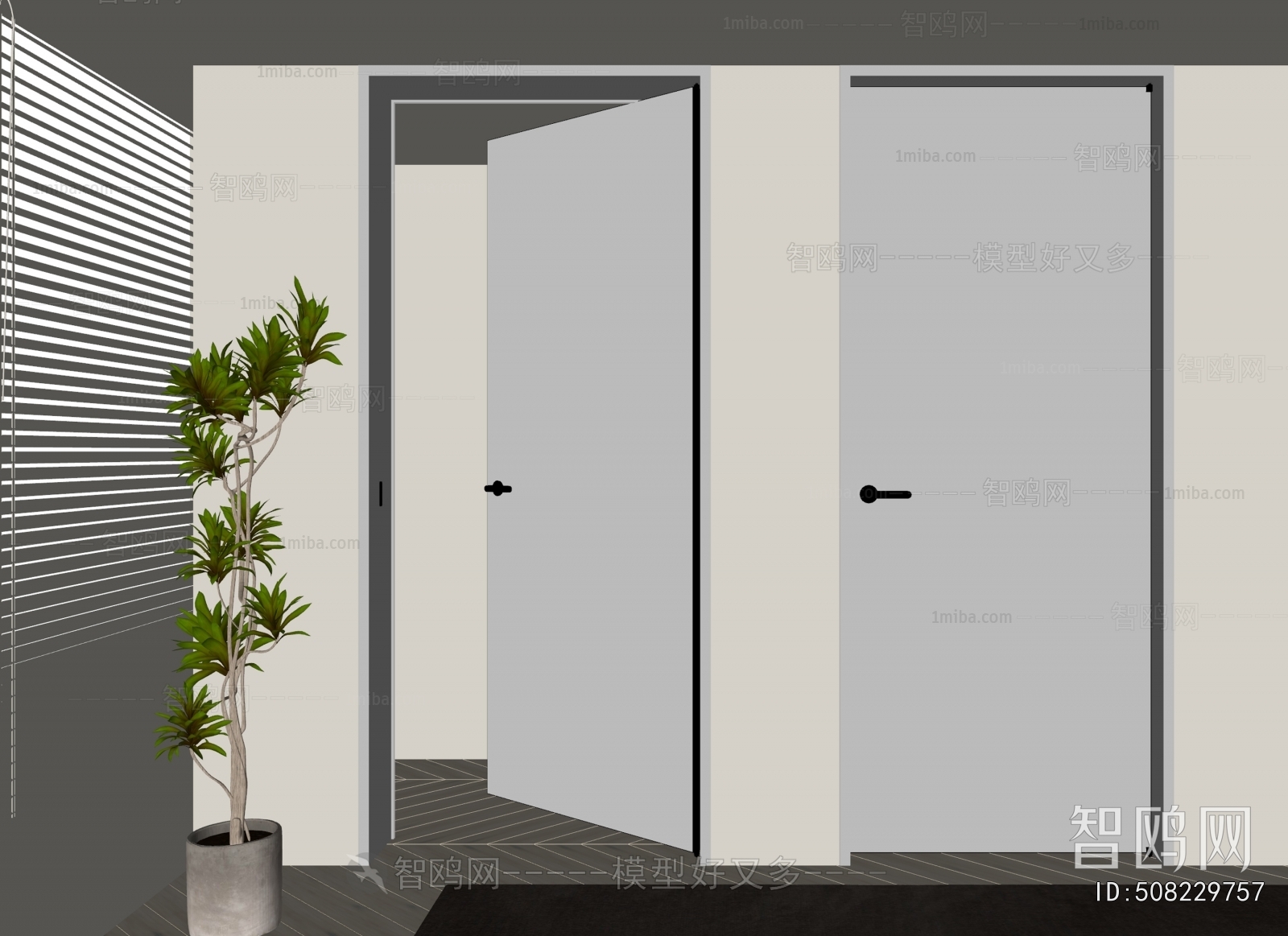 Modern Single Door